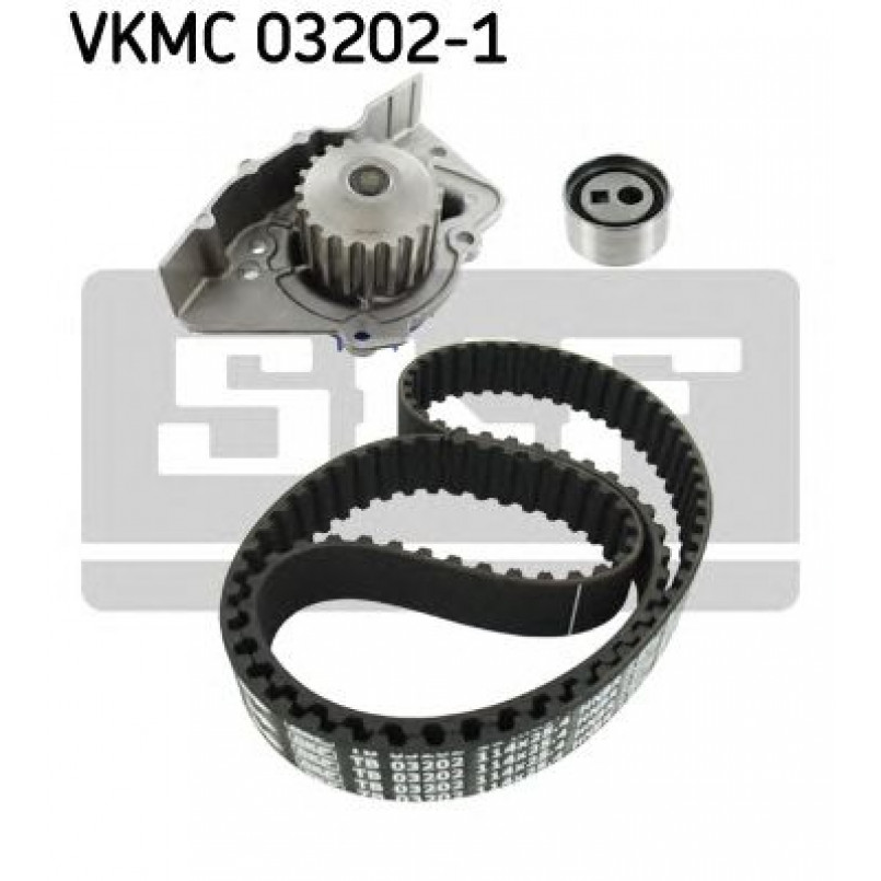 VKMC 03202-1 SKF Комплект ГРМ (ремінь + ролик + водяний насос)